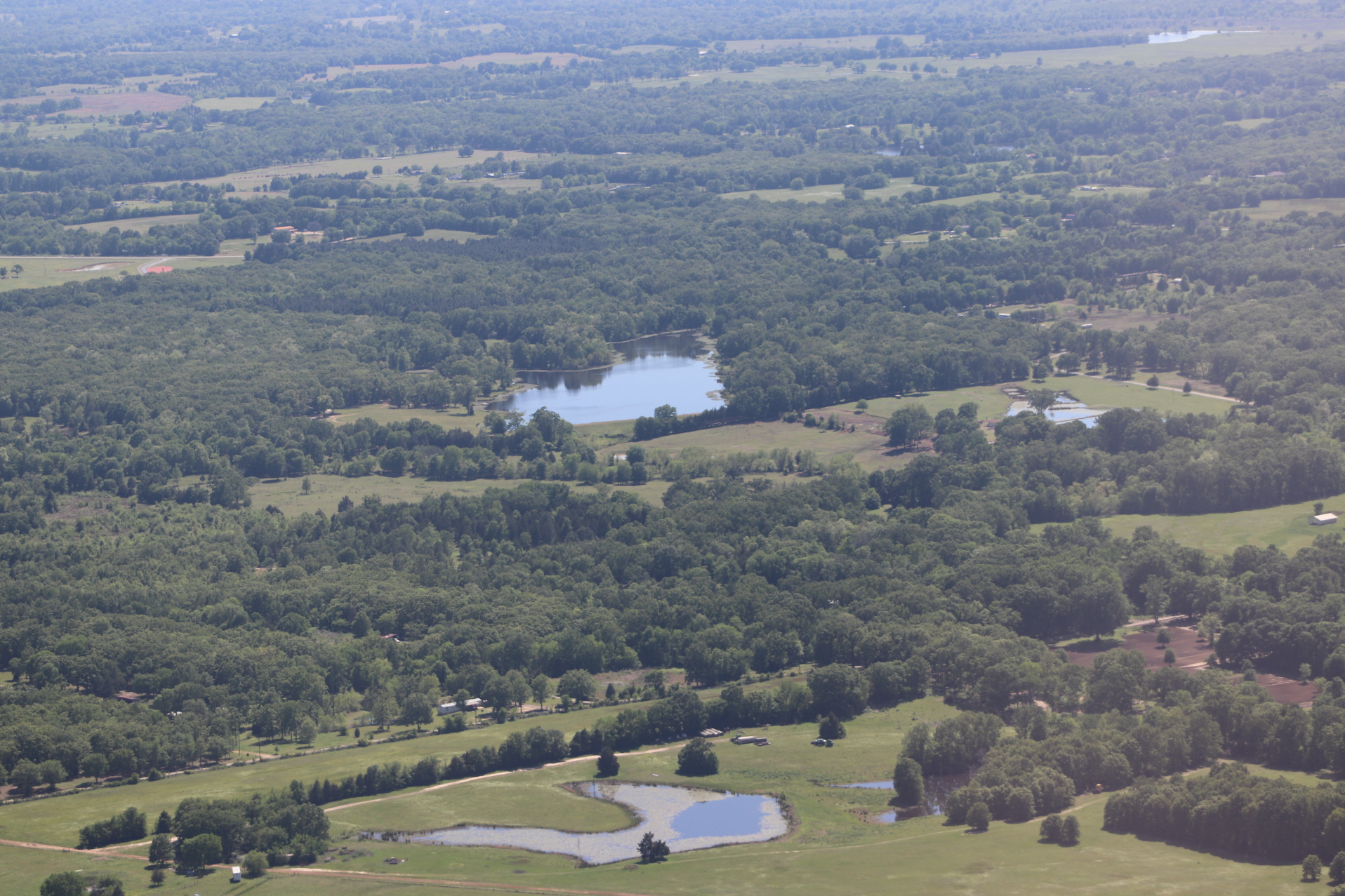 Distant lake view